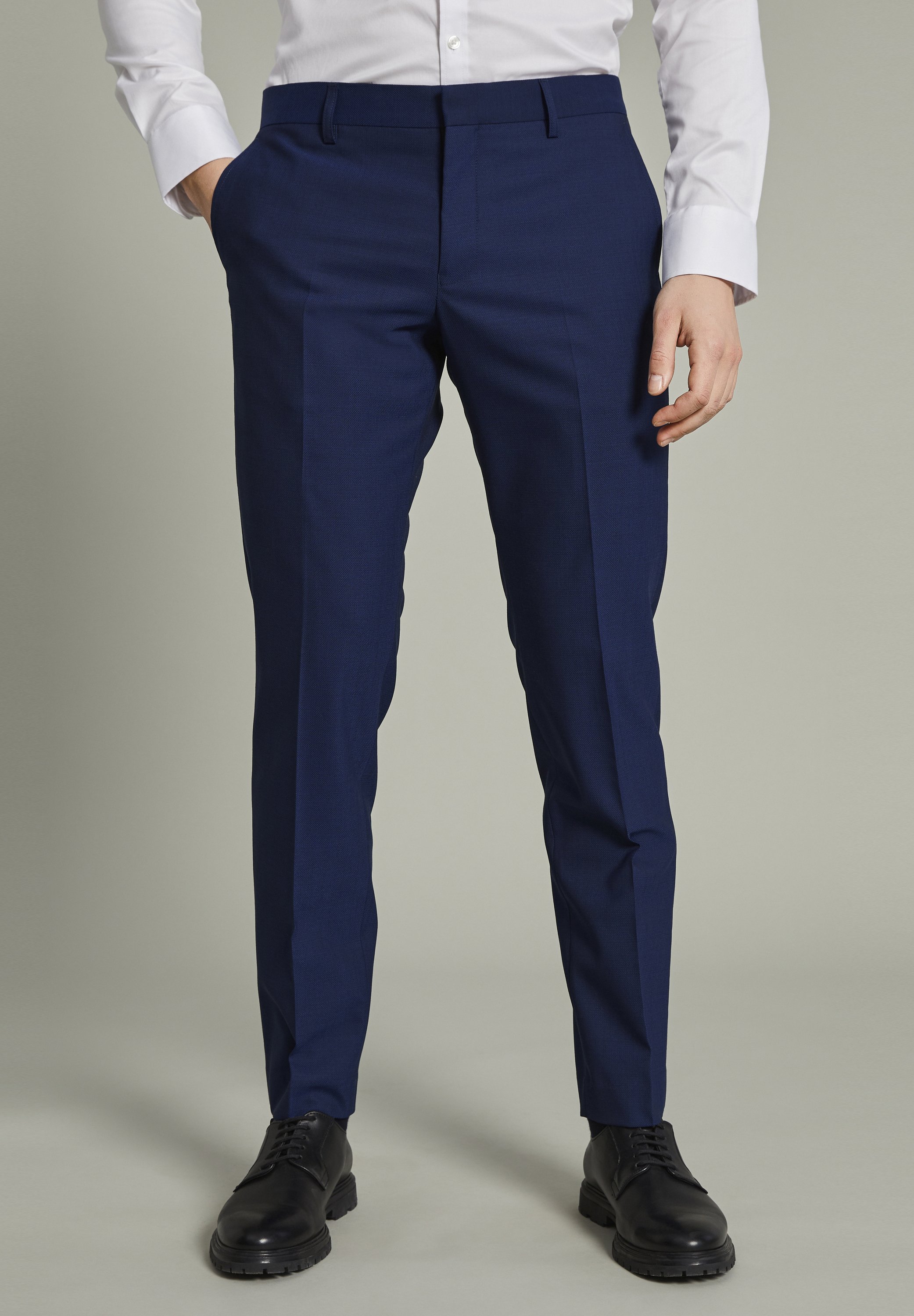 Matinique Pantaloni eleganti - ink blue/blu - Zalando.it