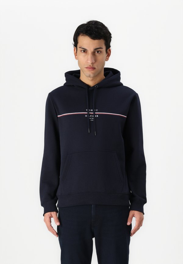 CHEST STRIPE HOODY - Sweatshirt - desert sky