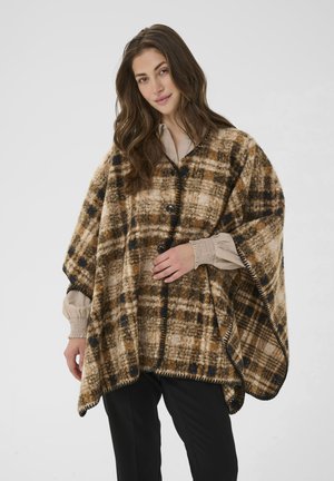 OMS - Pláštenka - brown check
