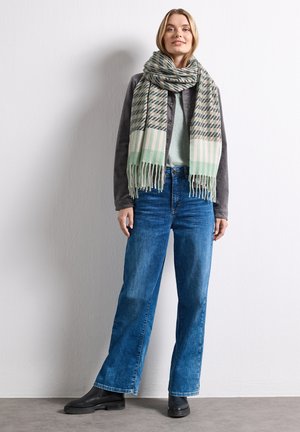 Street One, TUCH MIT HOUNDSTOOTH MUSTER - Schal - fresh sage