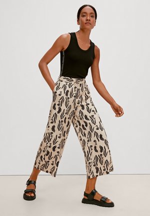 MARLENE STIL - Spodnie materiałowe - camouflage aop