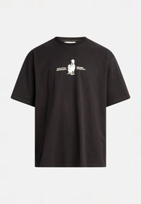 Redefined Rebel ABRAHAM BOXY FIT - Camiseta estampada - black