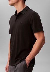 Calvin Klein SS CHEST EMB - Polo marškinėliai - black