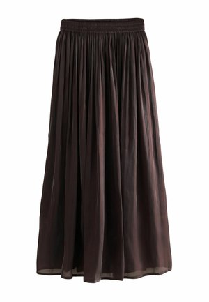 REGULAR FIT - Maxinederdele - chocolate brown