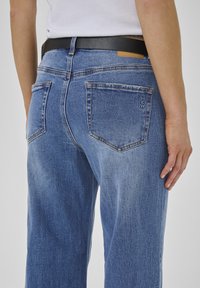 My Essential Wardrobe LOUIS HIGH WIDE - Straight leg jeans - medium blue wash
