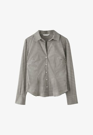 Stradivarius, FITTED BASIC SHIRT - Chemisier - mottled light brown
