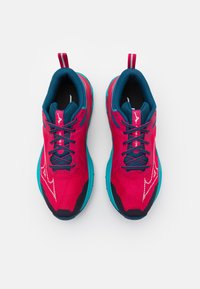Mizuno WAVE IBUKI 4 - Zapatillas de trail running - jazzy/bluebird/blue opal