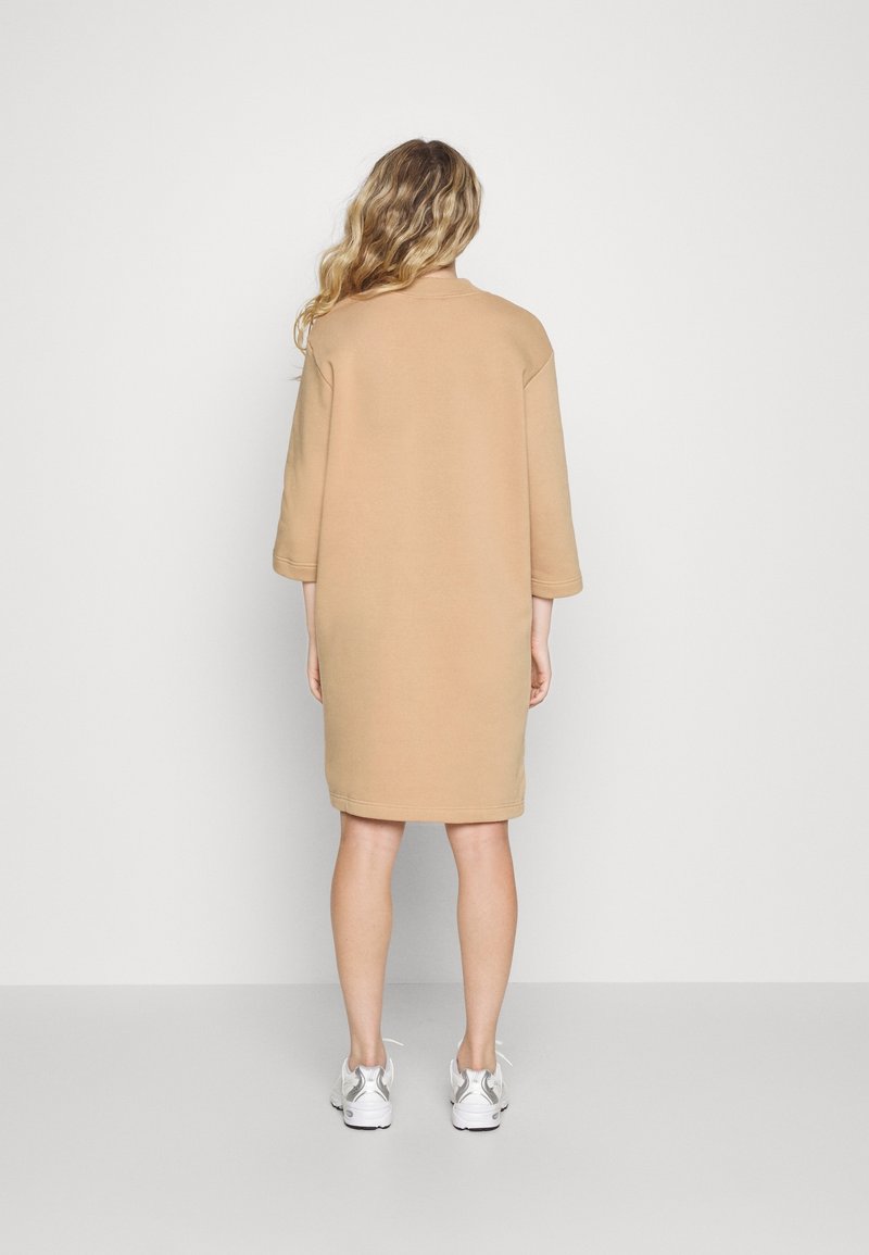 nike dress beige Nike Sportswear Women's Short-Sleeve Midi Dress