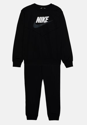 TRACKSUIT CREW UNISEX - Pulóver - black/white