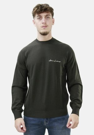 Armani Exchange CON LOGO  - Felpa - verde scuro