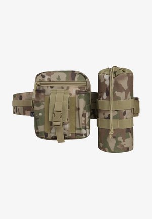 Kamikadze taktinis maišelis su reguliuojamu diržu. Jame yra užtrauktuko kišenė ir cilindrinis saugojimo priedas su diržais, pagamintas iš tvirto audinio.