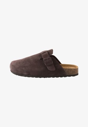 Next, MULES - Pantolette flach - new dark brown