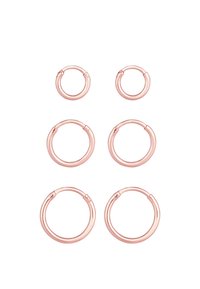 Elli 3 PACK - Øreringe - rosegold-coloured