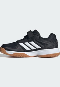adidas Performance COURT INDOOR - Topánky na volejbal - core black   cloud white   core black