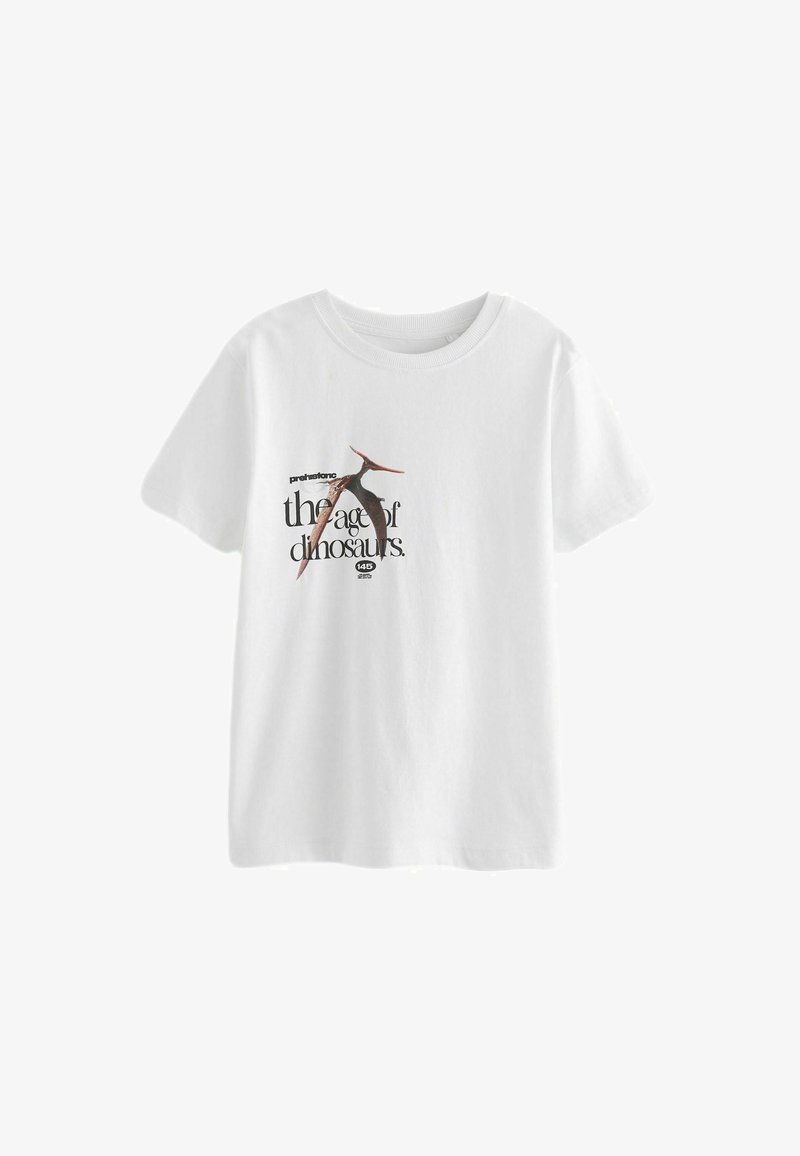 Next SHORT SLEEVE GRAPHIC STANDARD - T-shirts print - white dino back print