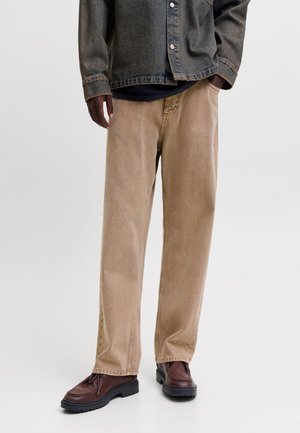 Jack & Jones, TROUSERS BAGGY FIT TROUSERS - Jean baggy - petrified oak