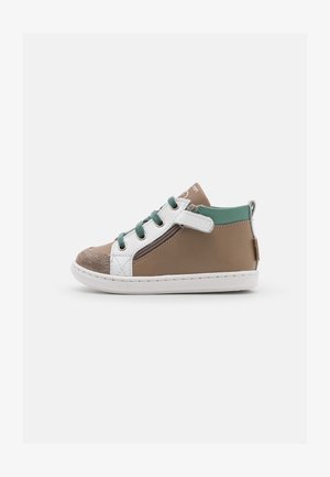 BOUBA BI ZIP - Sneakers hoog - wood/white/jungle