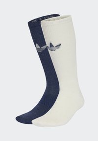 adidas Originals TREFOIL PREMIUM CREW 2.0 PAIRS - Ponožky - off white/night indigo