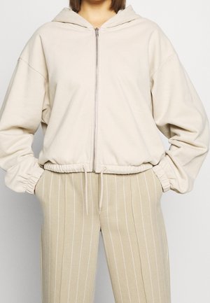 Sweater met rits - beige