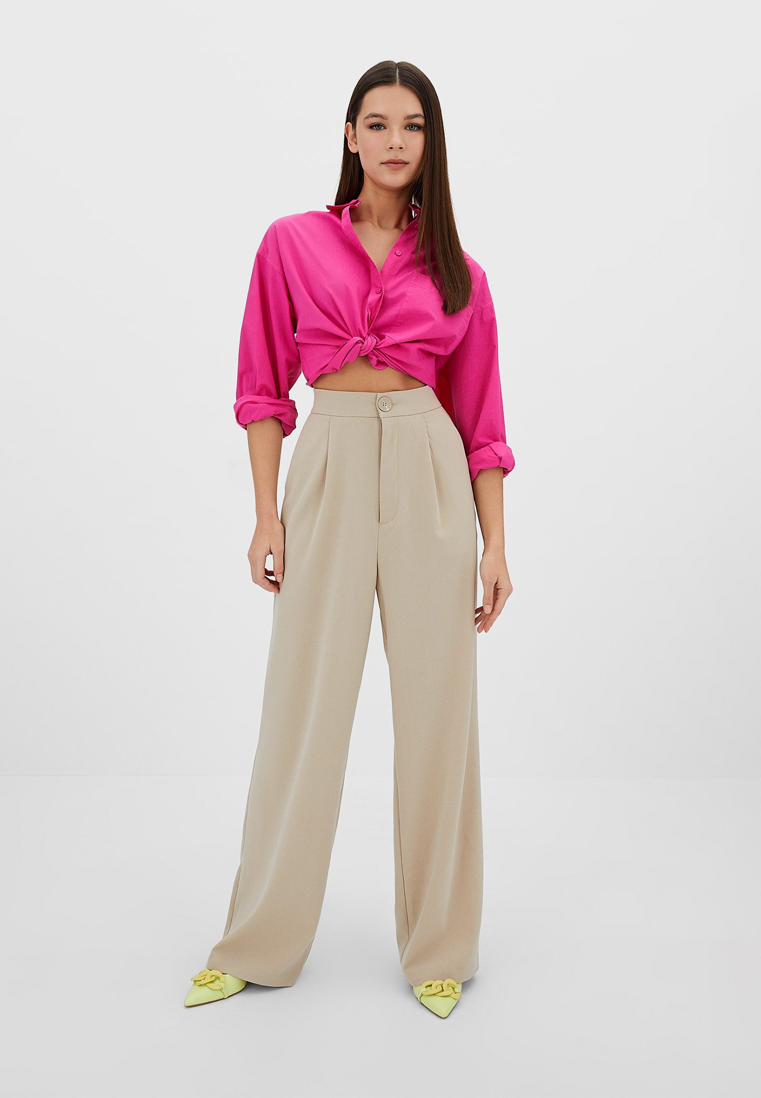Stradivarius Pantaloni - brown/marrone - Zalando.it