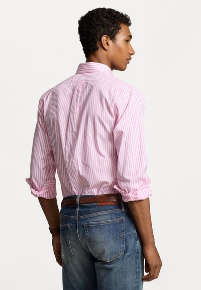 Polo Ralph Lauren CUSTOM FIT STRIPED SHIRT - Krekls - pink/white
