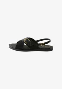 Non sélectionné, black suede