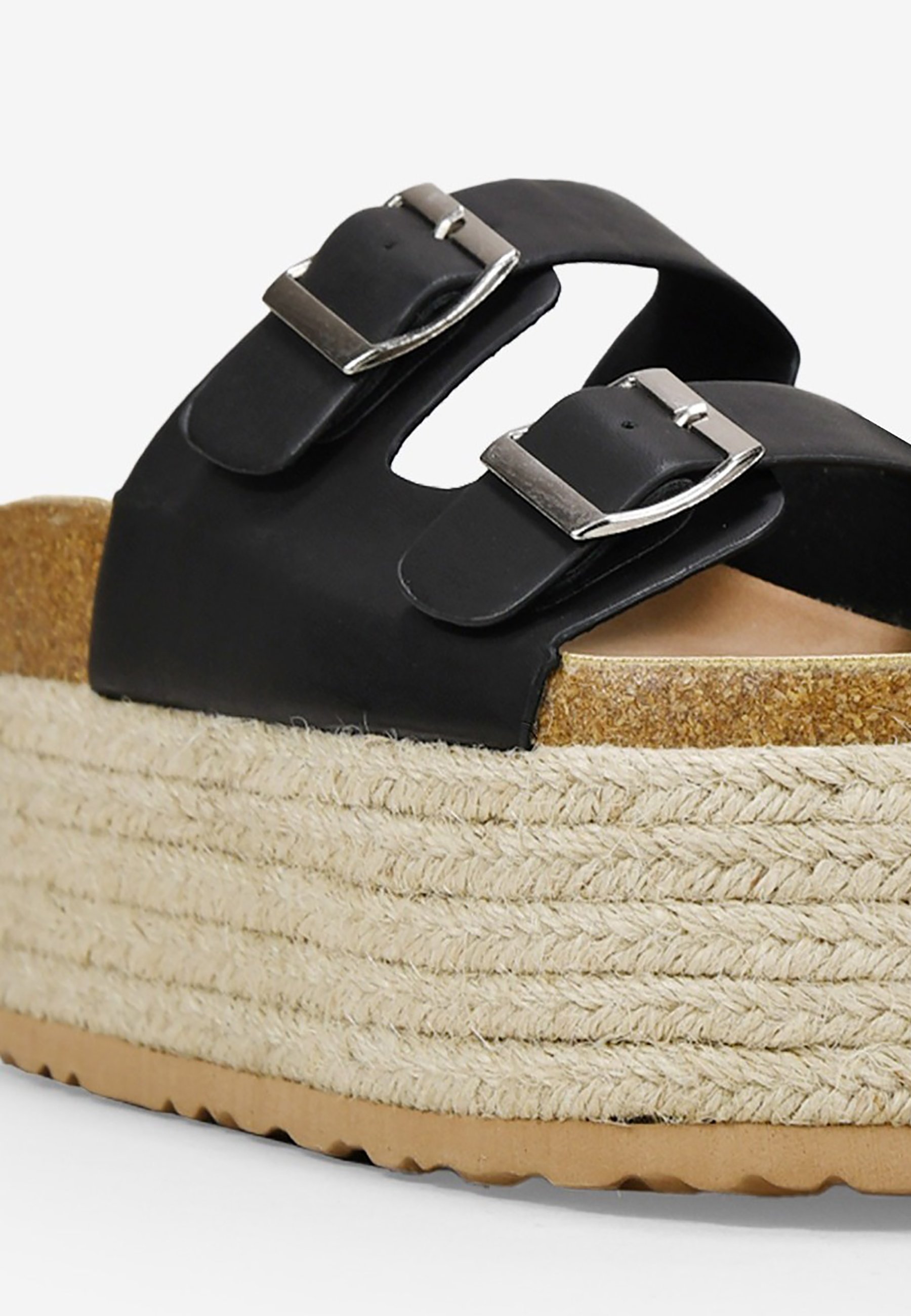 Bosanova CON PLATAFORMA ESPARTO - Alpargatas - black/negro - Zalando.es