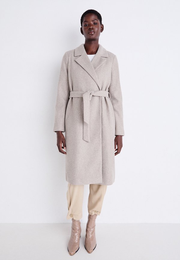 ONLALVILDA LIFE WRAP - Classic coat - simply taupe