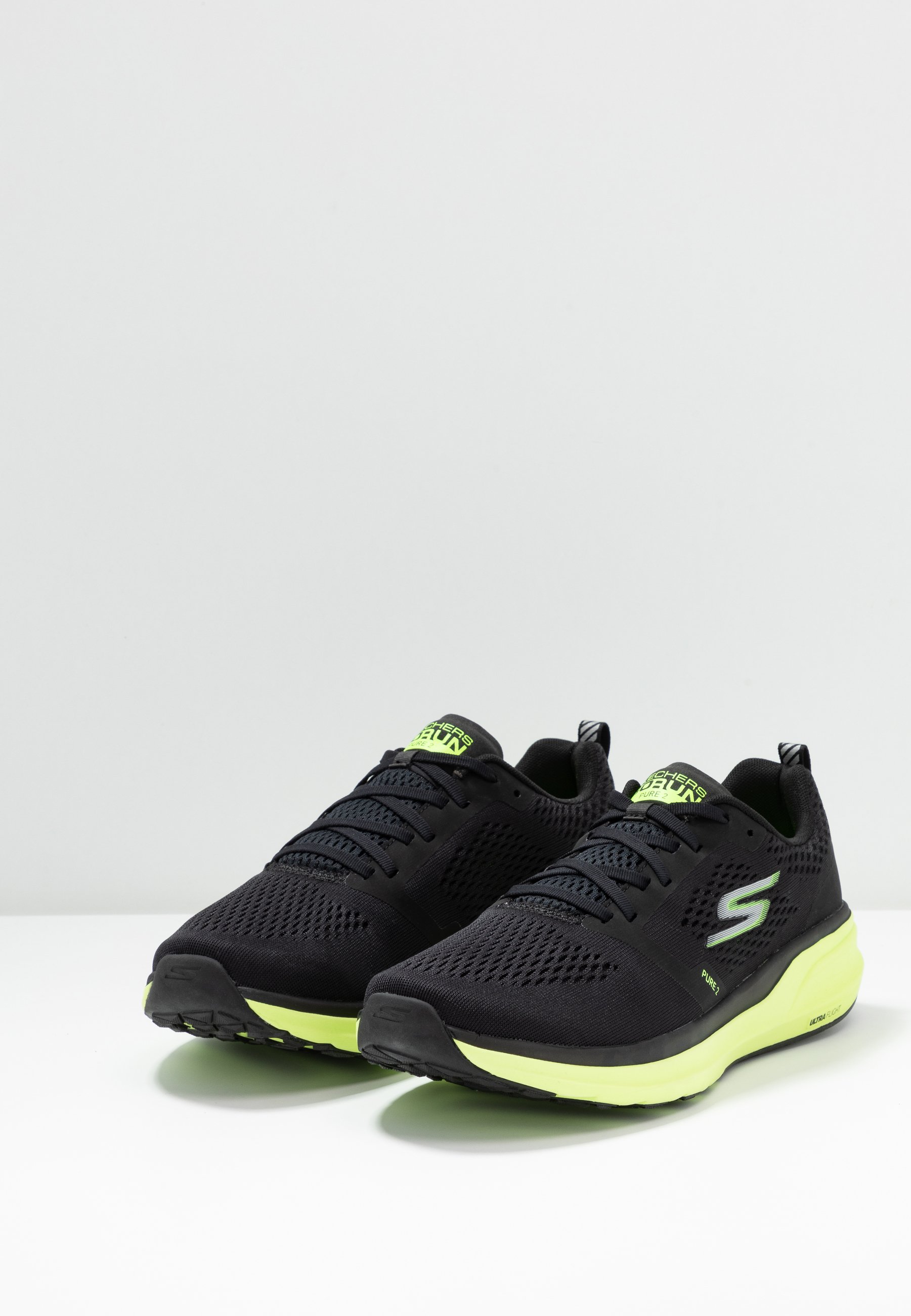 Skechers Performance PURE 2 Nøytrale løpesko blacksvart Skechers Sport BOUNDER Joggesko blacksvart Zalando.no
