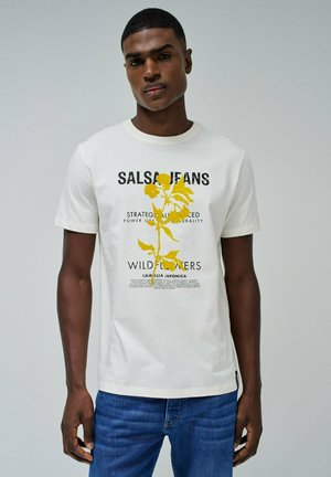 Salsa Jeans T-shirt imprimé - perle