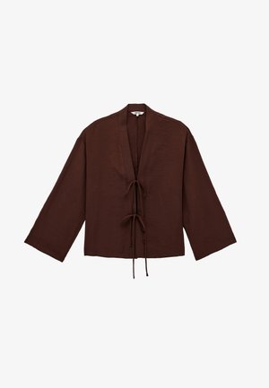 Koton, OVERSIZE KIMONO JACKET. - Veste légère - brown