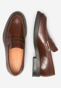 Selected Homme PENNY - Čevlji brez vezalk - cognac