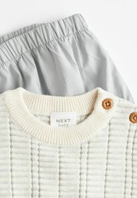 Next SET REGULAR FIT - T-shirts basic - grey white