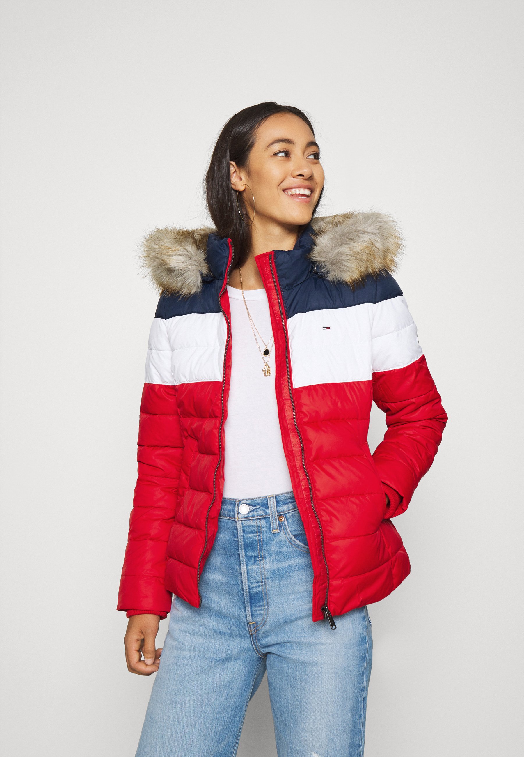 hilfiger colorblock jacket