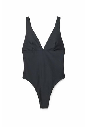 NA-KD, HIGH APEX SWIMSUIT - Badpak - black
