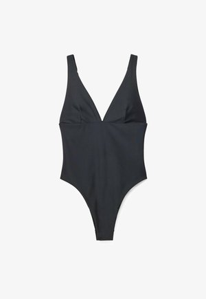 NA-KD, HIGH APEX SWIMSUIT - Badpak - black