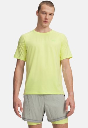 Under Armour, EXPLOR TRAIL RUN GRAPHIC - T-shirt de sport - fadegreen
