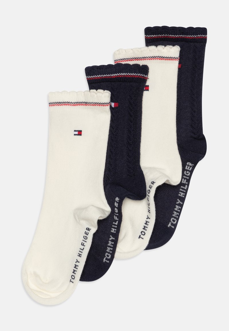 Tommy Hilfiger KIDS CABLE UNISEX 4 PACK - Sukat - navy