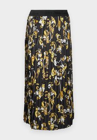 Versace Jeans Couture Pliceret nederdel /Nederdele med folder - black/gold