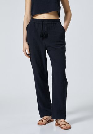 DRAWSTRING - Bukser - black