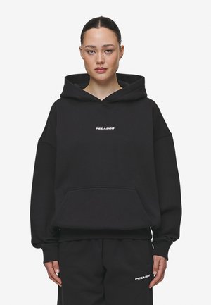 Pegador CLARITA - Φούτερ με κουκούλα - black/white