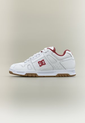 DC Shoes STAG - Chaussures de skate - white/brick red
