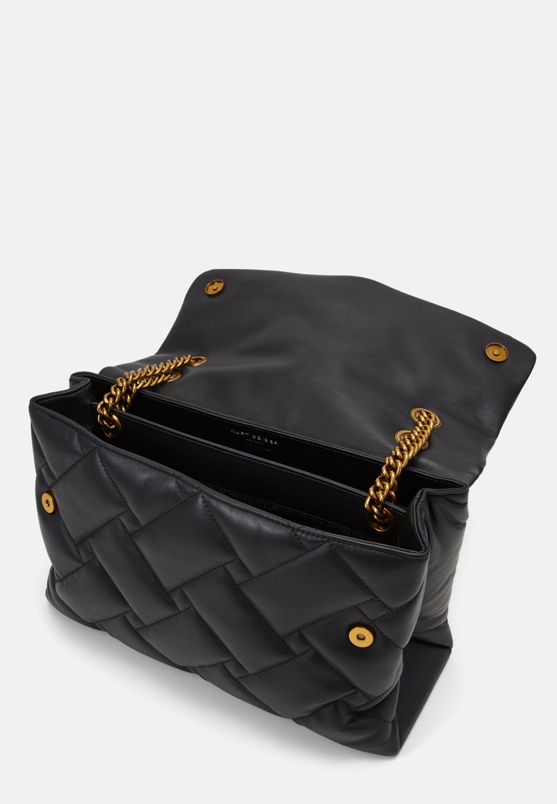 Kurt Geiger London KENSINGTON SOFT BAG Håndveske black Kurt Geiger London RECYCLED KENSINGTON Håndveske black
