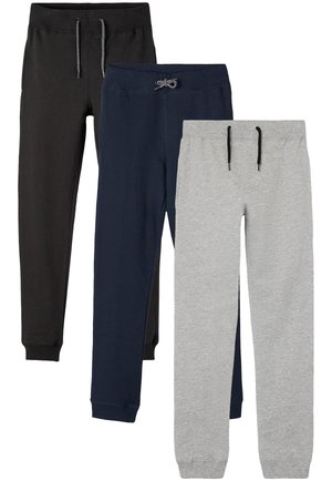 JOGGING 3 PACK - Jogginghose - schwarz navy grau
