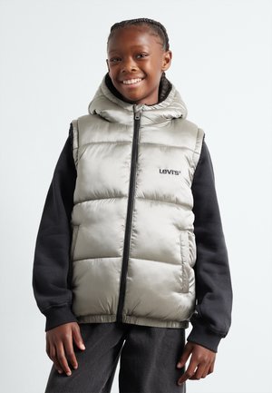 REVERSIBLE VEST - Waistcoat - silver