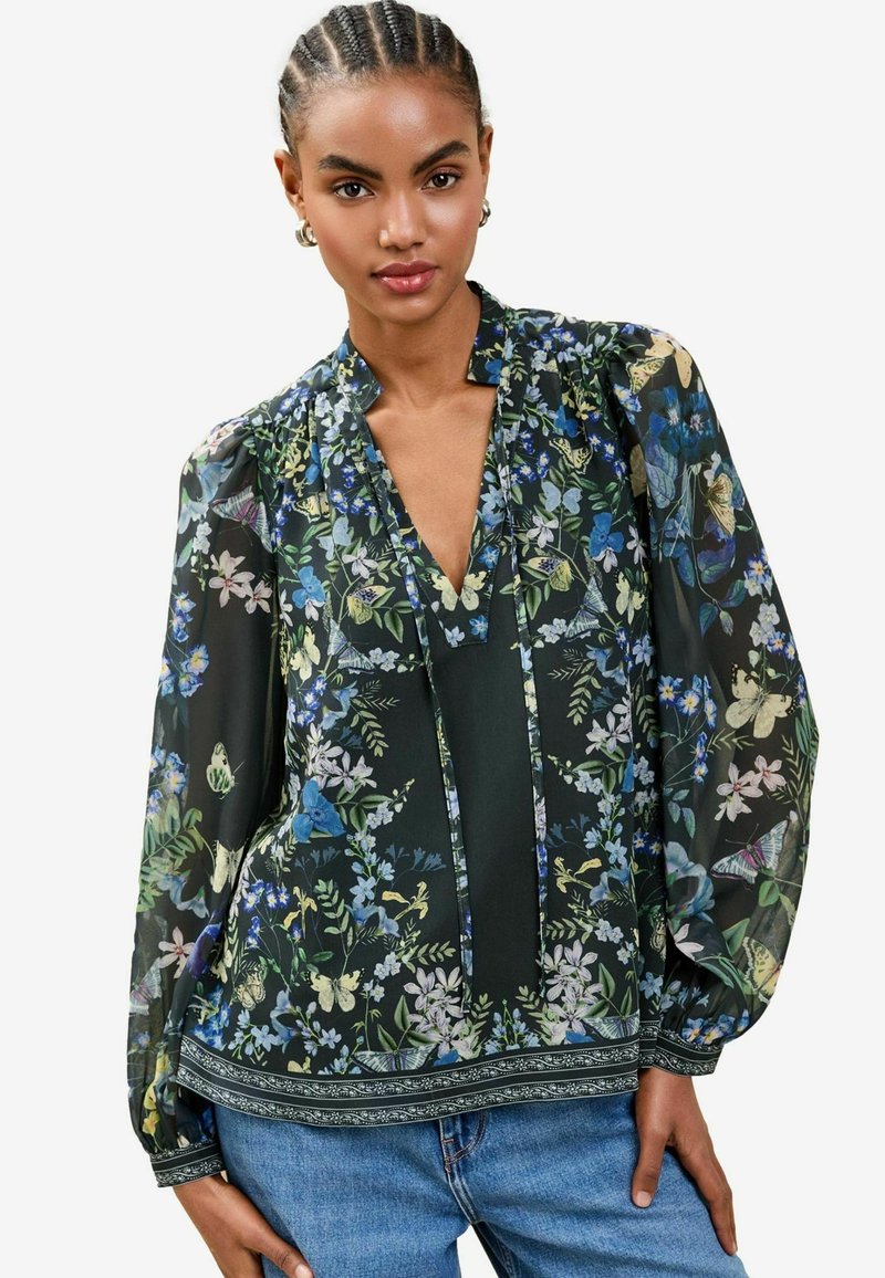 Lipsy REGULAR FIT - PRINTED - Blúzka - blue