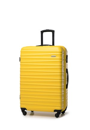 LARGE SUITCASE FROM ABS - Trolley - gelb