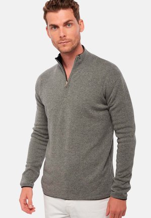 CILIO - Strickpullover - noir/gris chiné