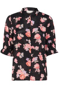 KAVELANA  - Gombos blúz - black large flower print