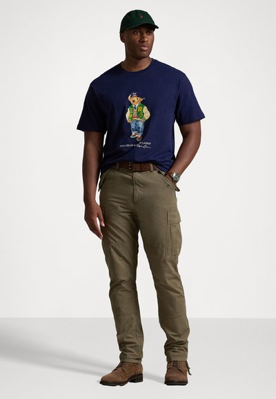 Polo Ralph Lauren Big & Tall POLO BEAR JERSEY T-SHIRT - Tricou cu imprimeu - newport navy